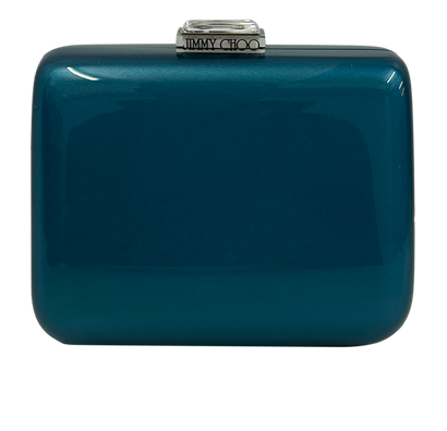 Clutch, 160&euro;, Bolso, Azul, Tafetán - Acetato, Vista frontal